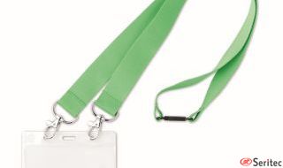 Lanyard personalizado con dos mosquetones